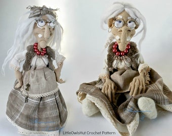 081 Charming Witch - Crochet Pattern PDF file Amigurumi by Astashova Etsy