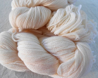 2 hanks of White Yarn