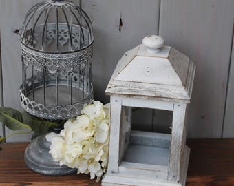 rustic lantern - handmade lantern - wood lantern - rustic decor - wedding centerpiece - farmhouse decor - rustic home decor
