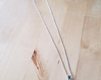Turquoise oval pendant