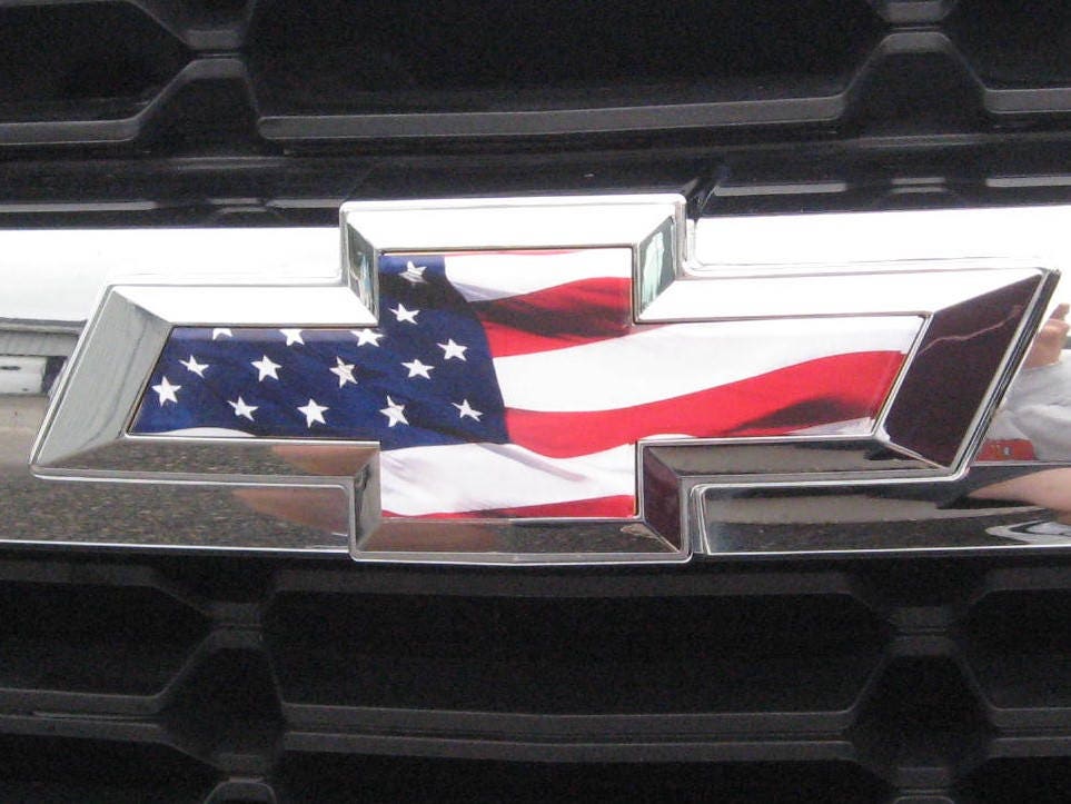 2014 2015 2016 2017 Chevy Silverado 1500 American Flag Grille