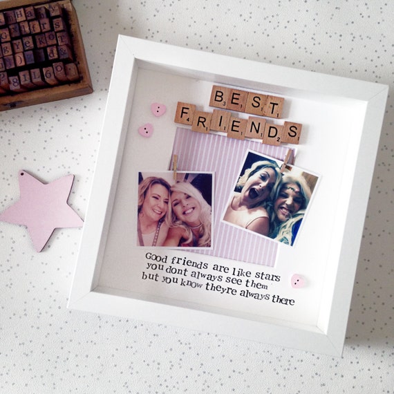 Best Friends Photo Frame Personalised Scrabble Frame Free