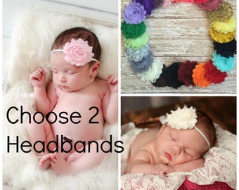 Choose 2 Headbands,Baby Headband,Baby Girl Headband,Newborn Headband, Children's Headband, Headband, Baby Headbands, Infant Headband, Baby