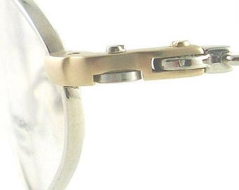 Vintage Chai Glasses Eyeglasses Sunglasses New Frame Eyewear Gold and Silver