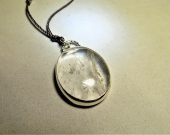 Large Clear Quartz w/Inclusions