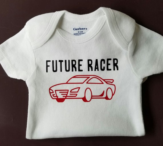 Race Car Baby Clothes Future Racer Baby Clothes Gender