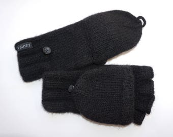 convertible mittens, felted wool mittens