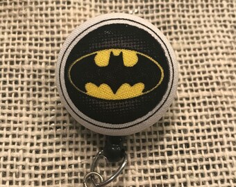Batman retractable badge reel!