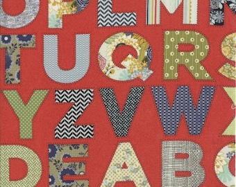 Basic Grey Moda PB & J PBJ Collection - Thermos Letter Yardage BTY