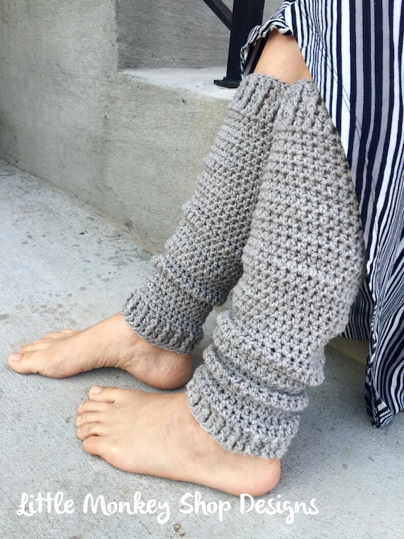 Crochet PATTERN Leg Warmer Womens Boot Cuff