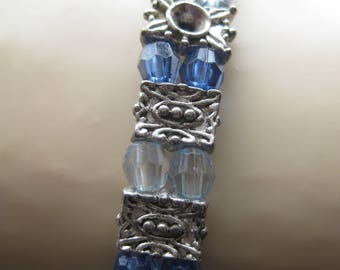 handmade stretch bead bracelet.