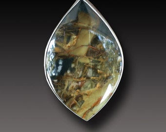 Morrisonite Jasper Ring Sterling Silver handmade Ring