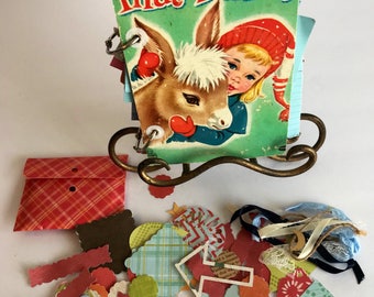 Vintage Handmade Mini Album Smash Book Junk Journal Kit