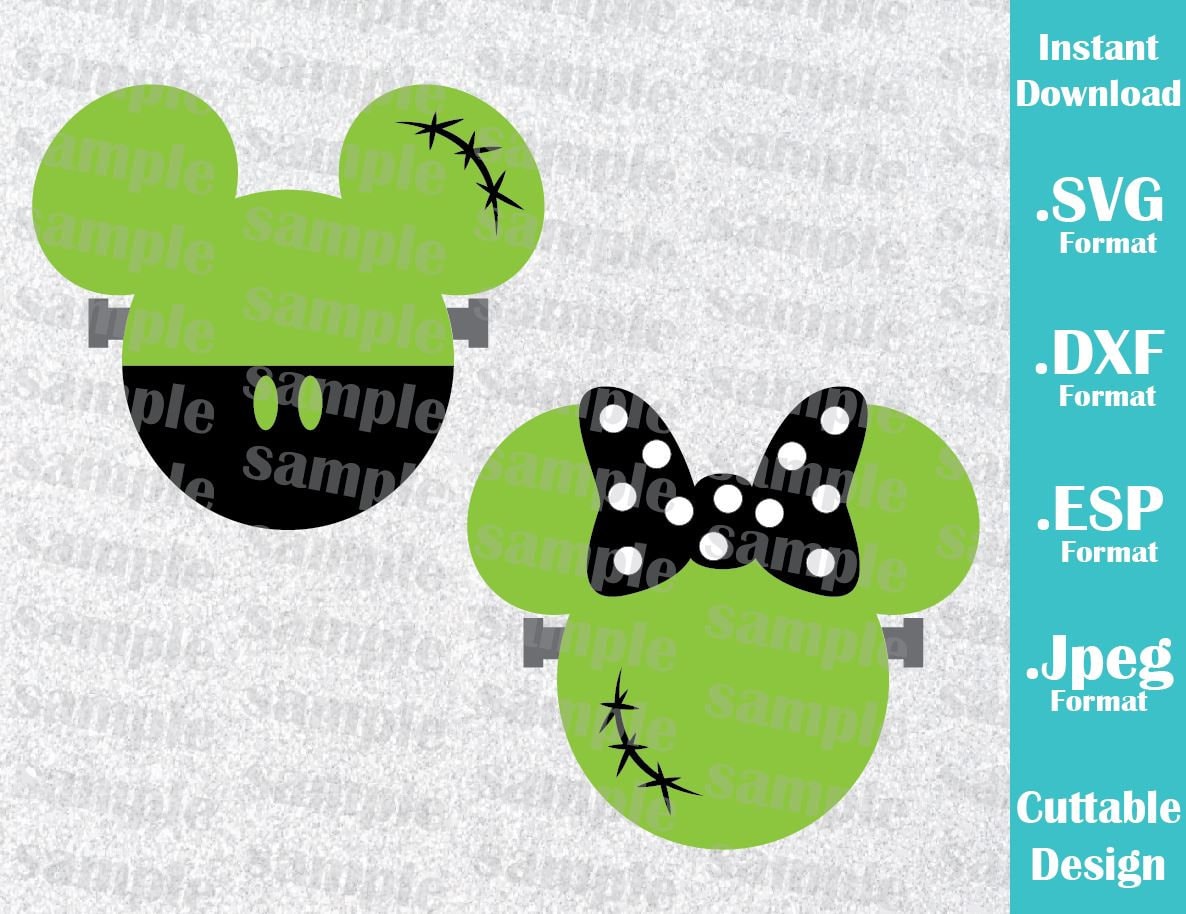 Download INSTANT DOWNLOAD SVG Disney Inspired Halloween Minnie and
