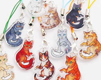 Warrior Cats! acrylic mini charms