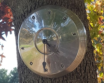 Vintage Ford Hubcap Clock