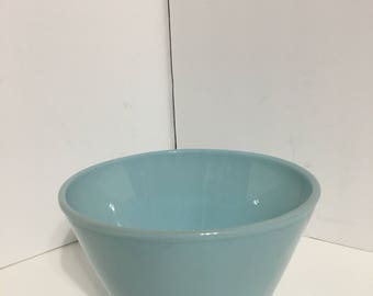 Vintage Fire King Delphite Blue Bowl