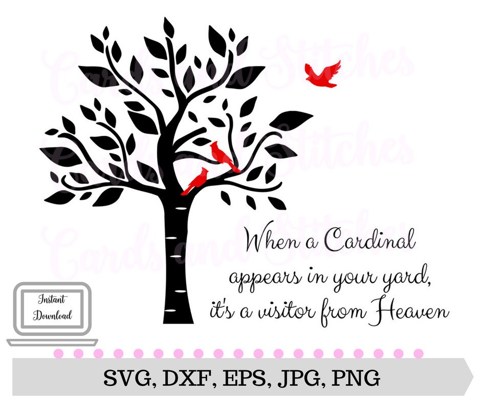 Download Tree SVG Cardinal SVG Cardinal from Heaven Digital