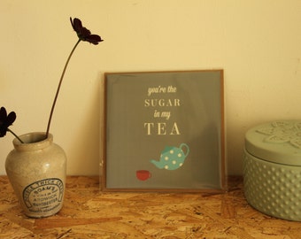 Love Card // Tea Lover // Valentines Day Card // Love Quote