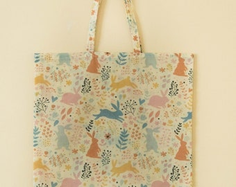 Rabbit Animal Print Tote Shopping Bag