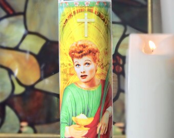 Lucille Ball Celebrity Prayer Candle - I Love Lucy