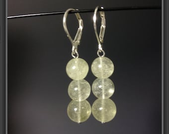 Libyan Desert glass earrings