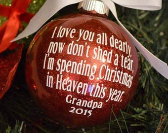 Memorial Ornament