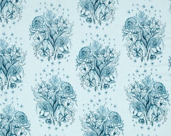 15068- Anna Maria Horner Mod Corsage Observations in Indigo - 1/2 yard