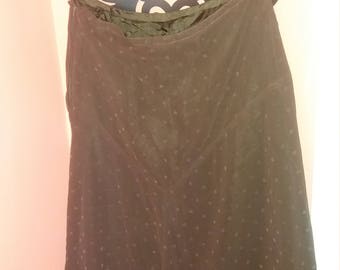 A hand made under the knee skirt