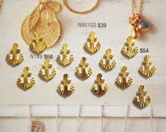 14 Brass Diamond Cut Anchors