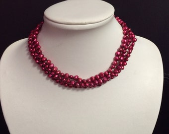 Rainbow Pearl Choker NK12 main image 1