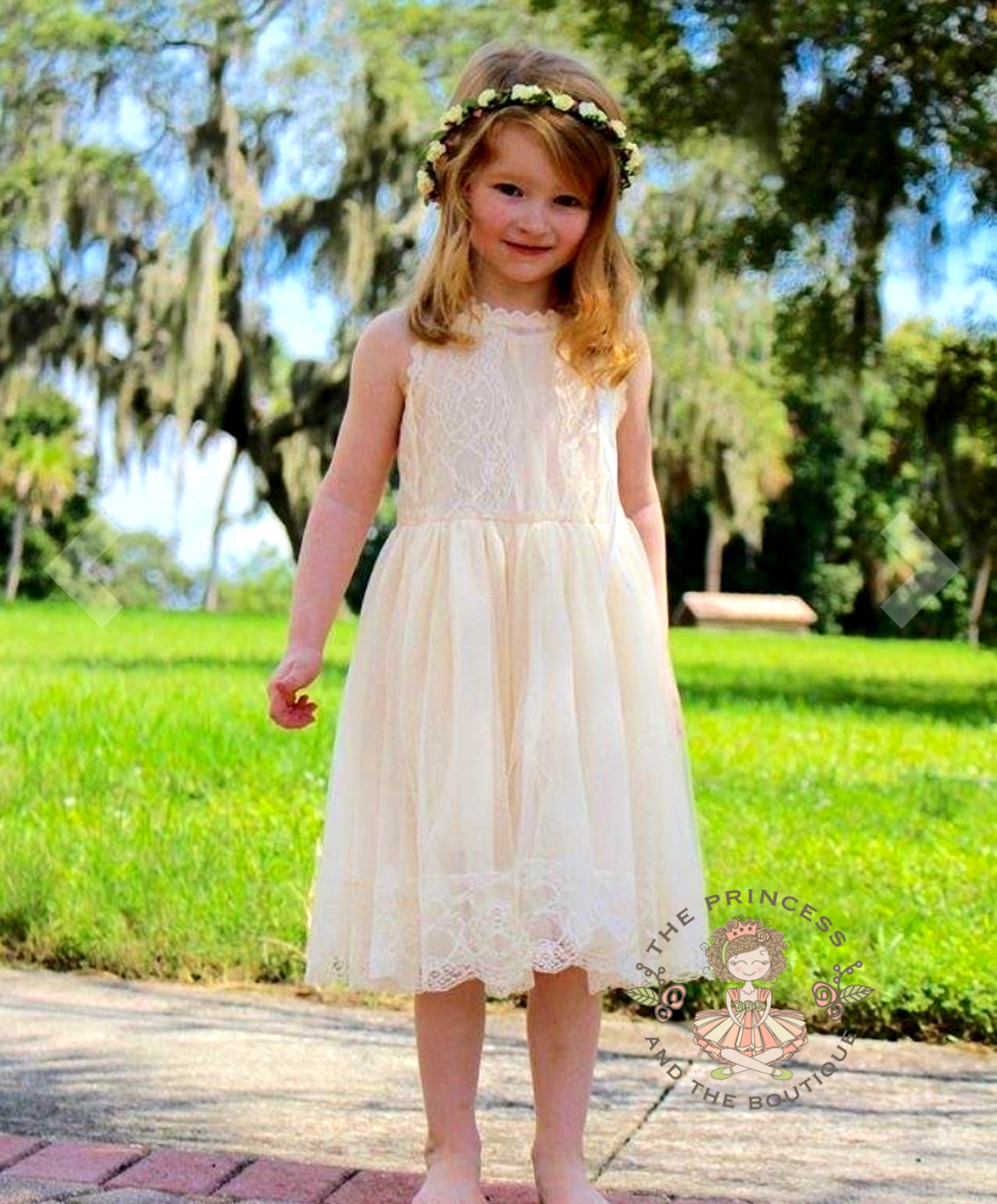 flower girl dress flower girl dress champagne flower girl