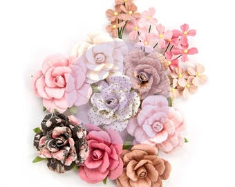 Prima Marketing Amelia Rose Flower Embellishment In Style~ Love And Luck New Release In Stock Ready To Ship