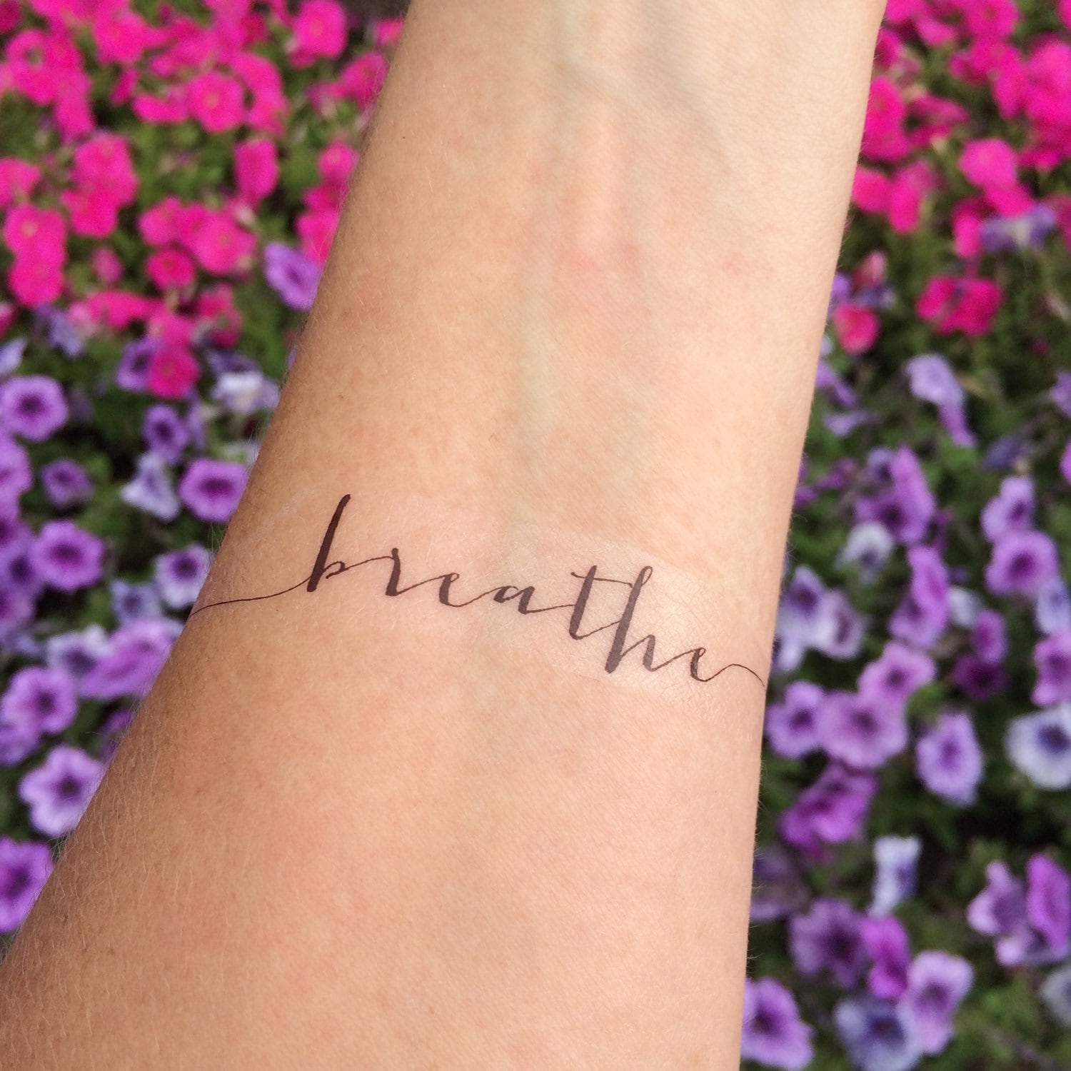 Breathe Tattoo Arm Tattoo Temporary Tattoo Fake Tattoo Breathe Tattoo Arm Tattoo Temporary Tattoo Fake Tattoo
