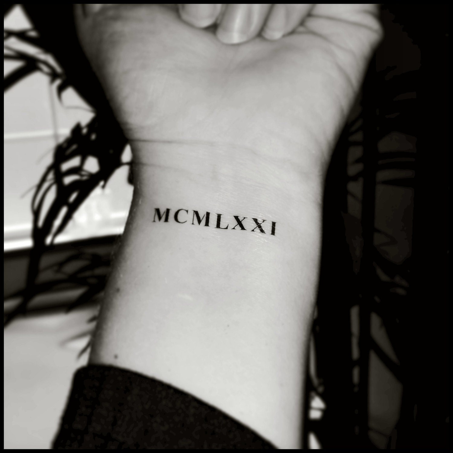Roman Numeral Tattoos Custom Temporary Fake Roman Numeral Tattoos Custom Temporary Fake