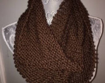 Chocolate Infinity Scarf