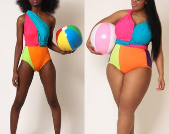 Bright Delight Convertible Swimsuit S M L 1X 2X 3X