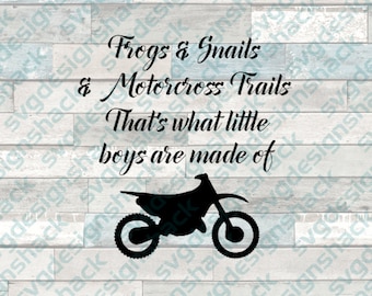 Little Boys Dirt Bike SVG, DXF, EPS, Studio 3, Png