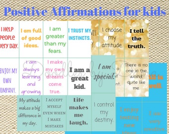 120 Lunchbox Love Notes for kids- Positive Affirmations - Printable - Instant Download