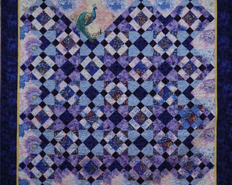 Textile Art Quilt - "Ezmeralda"