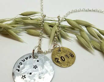 zodiac necklace, custom necklace, horoscope necklace, constellation necklace, celestial necklace, personalized, zodiac sign necklace