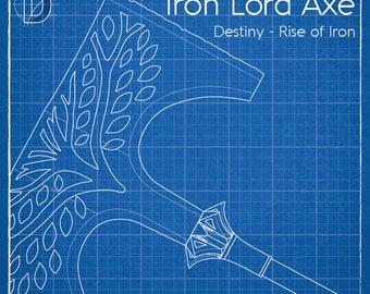 Destiny Iron Lord Axe Pattern
