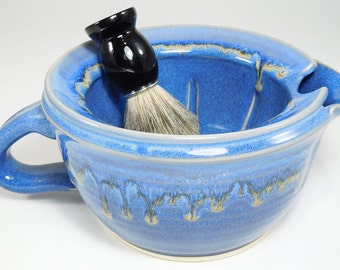 Large Shave Scuttle - Big Scuttle Wetshave - Big Scuttle Shave - Scuttle Shaving Mug - Wet Shave Scuttle - Stoneware Scuttle - In Stock
