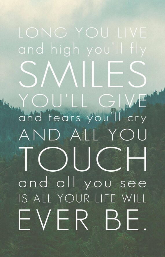 Lyric pink floyd songs lyrics : Pink Floyd Lyrics Quote Poster Breathe