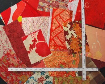 20 kinds of kimono fabric scraps bag 5337A (small pieces)