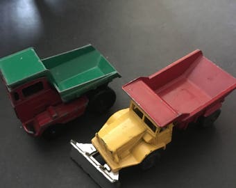 Husky and Lesney vintage rare dump trucks