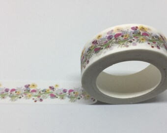 Multicolor Flower Strand Washi Tape