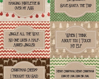 Set of funny Beer Bottle Labels