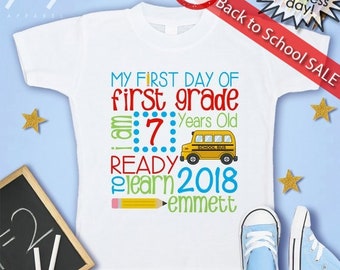 first day kindergarten shirt