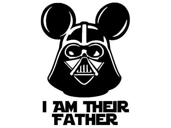 Download Mickey Darth Vader I am their father star wars svg